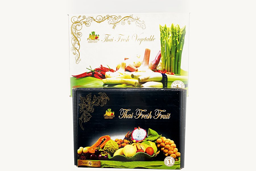 Passapong Thai Fresh Fruit and Thai Fresh Vegetable gift boxes
